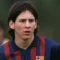 Lionel Messi jugando al fútbol en su infancia en Rosario, Argentina